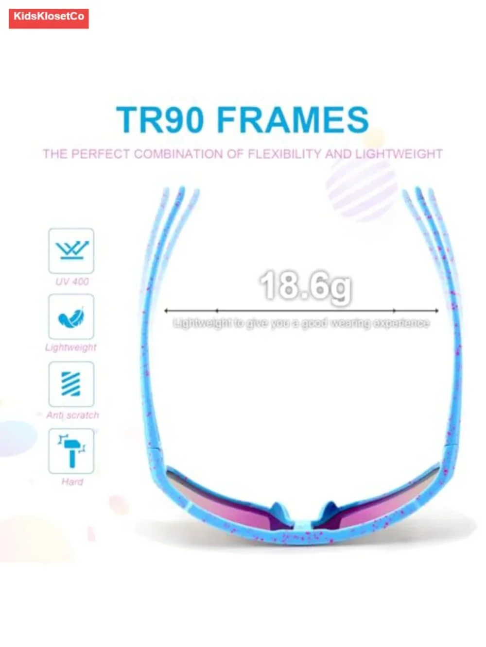 3PK Youth Sports Sunglasses UV400 Protection Baseball Cycling Goggles
